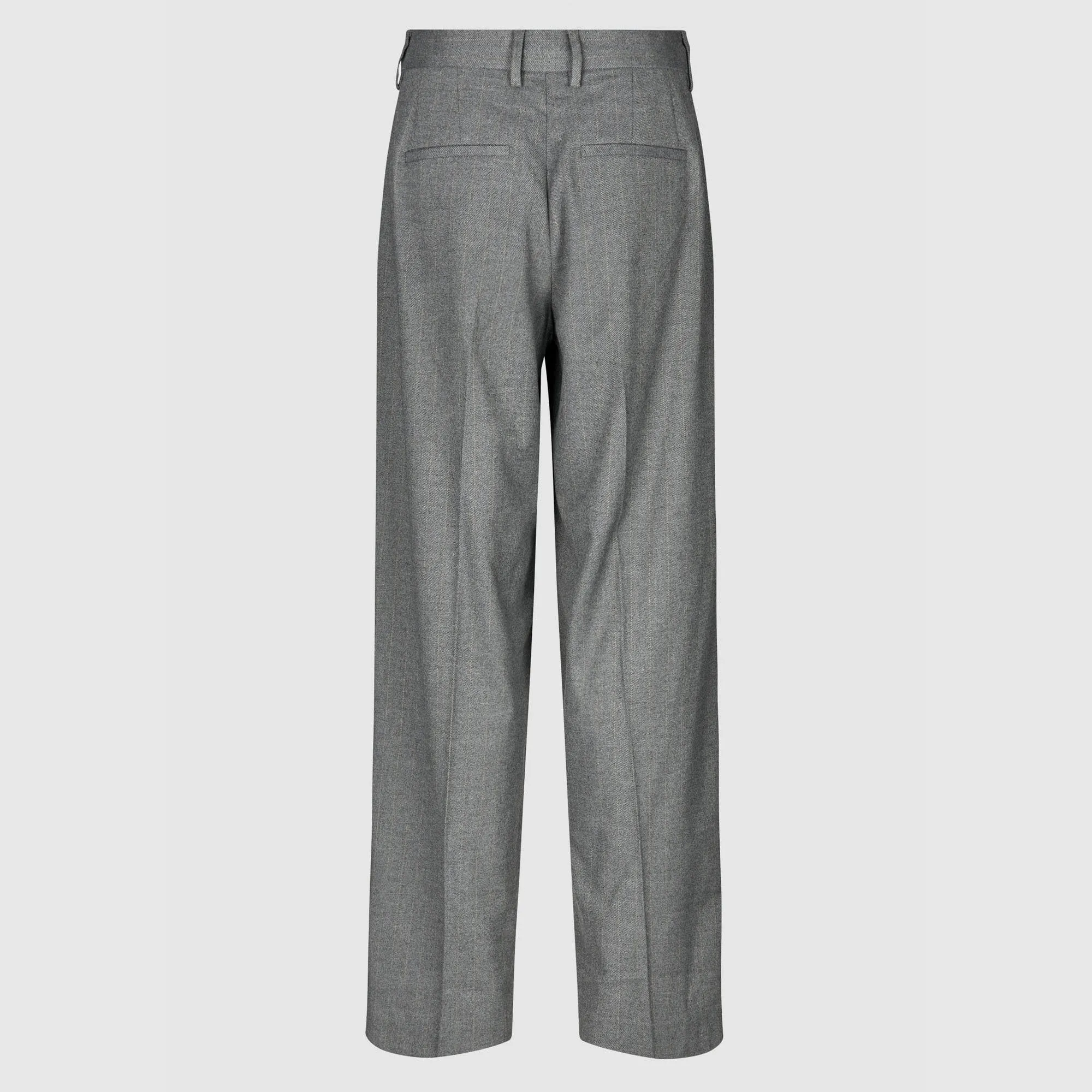 SECOND FEMALE Holsye Trousers in Grey Melange