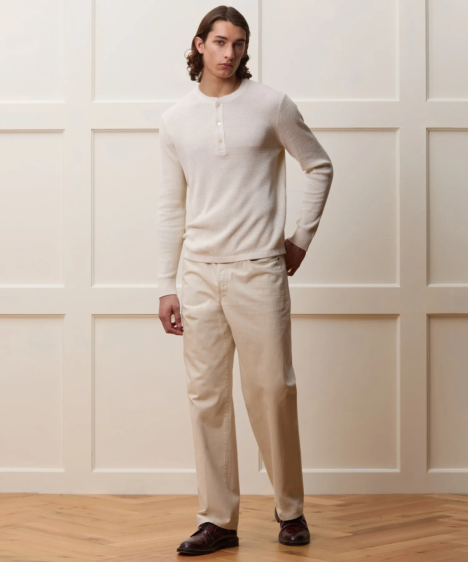 Silk Henley