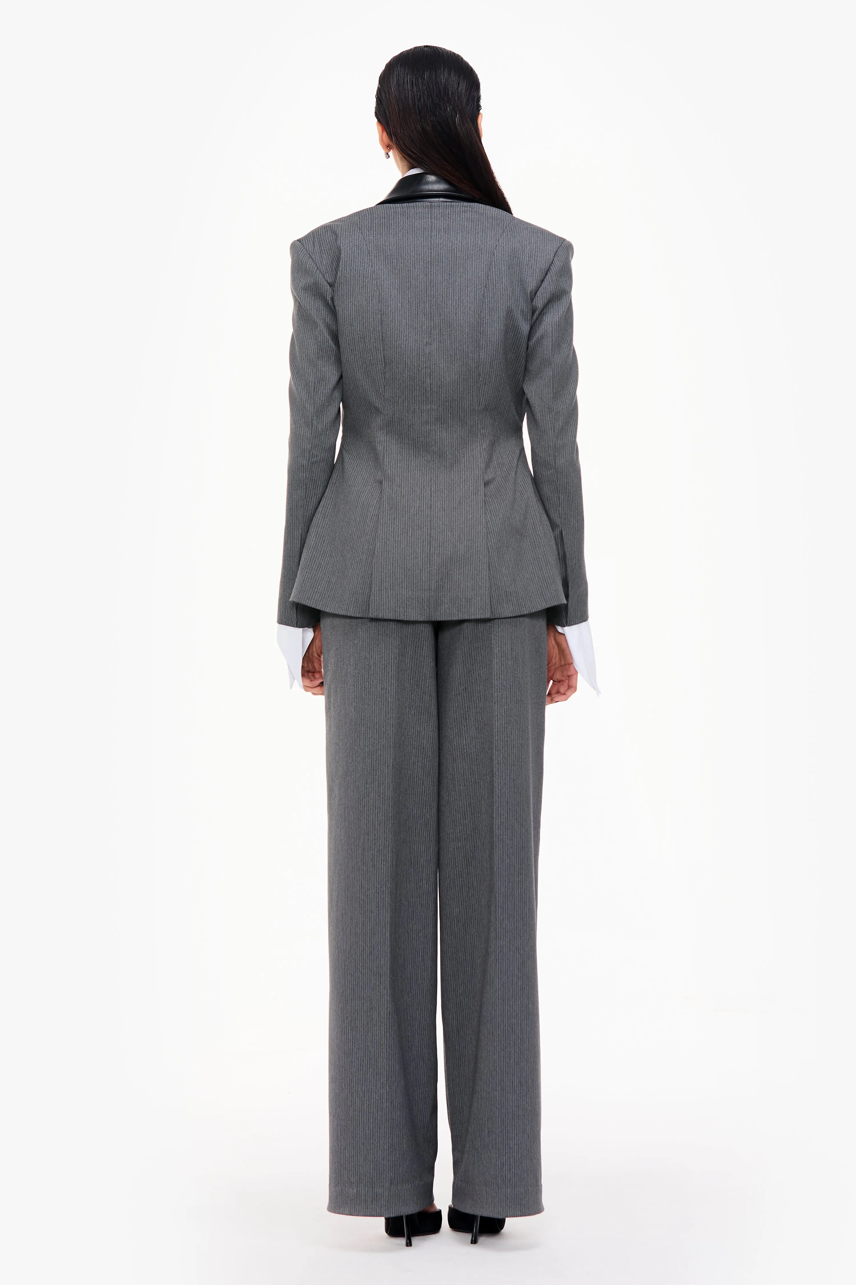 Single-Breasted Contoured Suit
