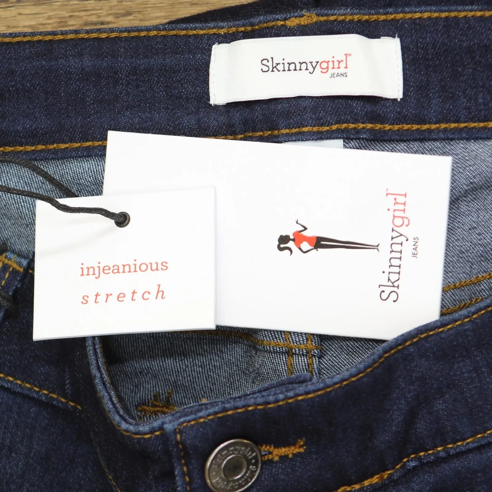 Skinnygirl Womens Plus Size High Rise Cropped Embellished Flare Jeans