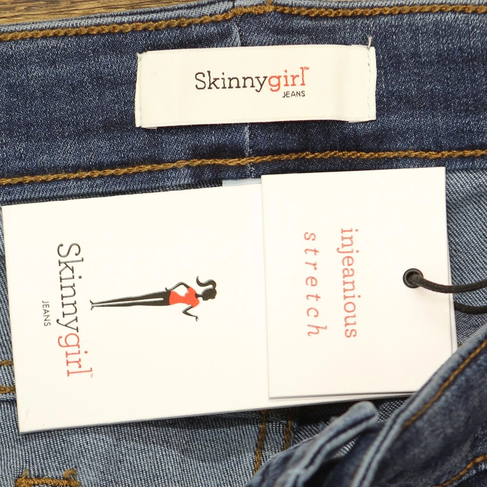 Skinnygirl Womens Plus Size High Rise Cropped Embellished Flare Jeans