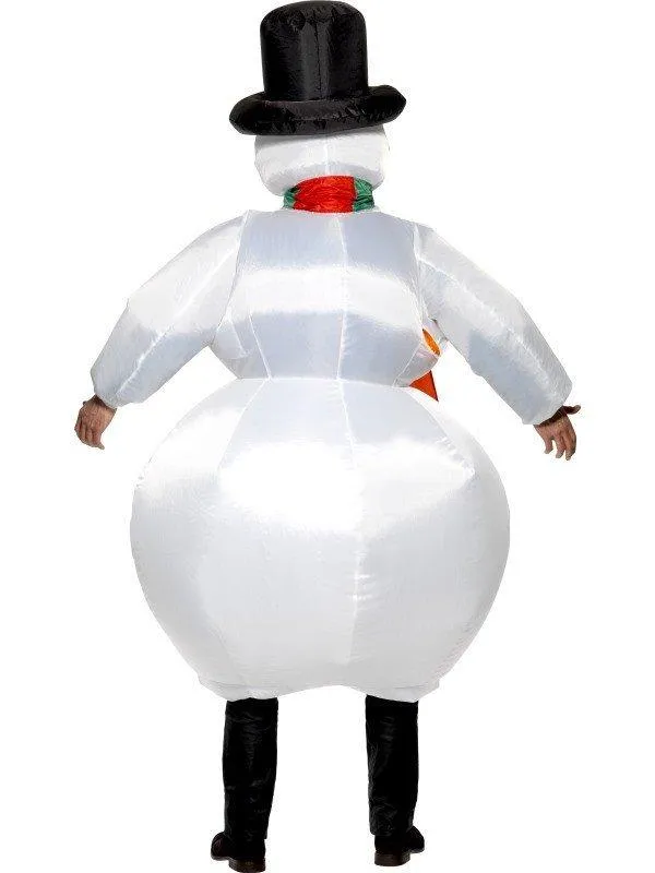 Snowman Inflatable Adult Christmas Costume