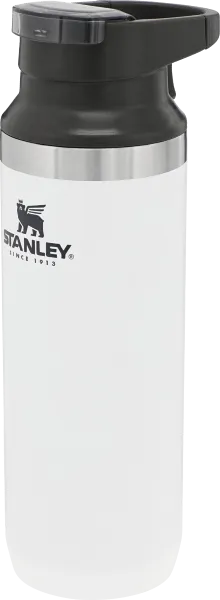 STANLEY - 16 OZ TRAVEL MUG (SWITCH BACK)-WHITE/BLK
