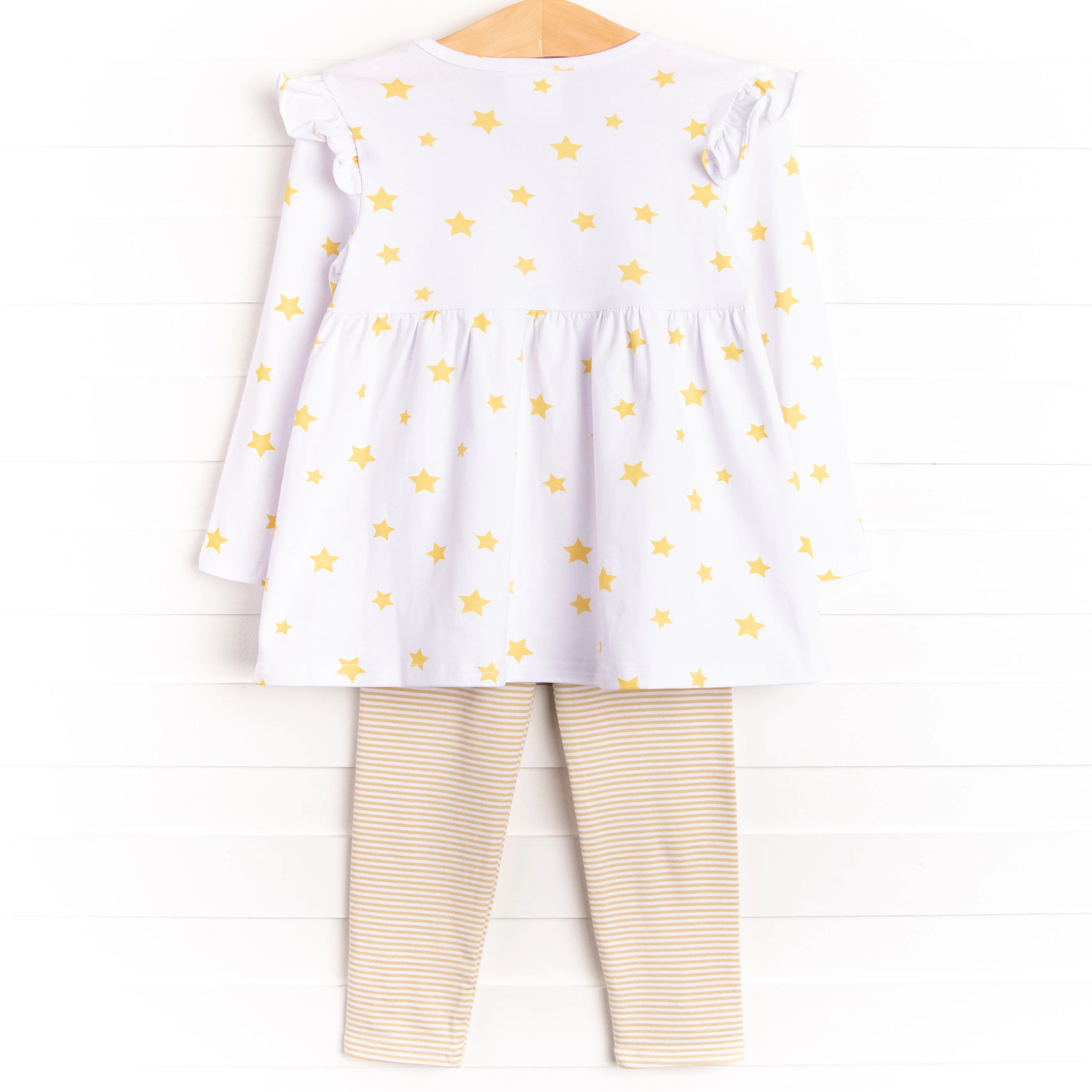 Star Gazing Nights Legging Set, White