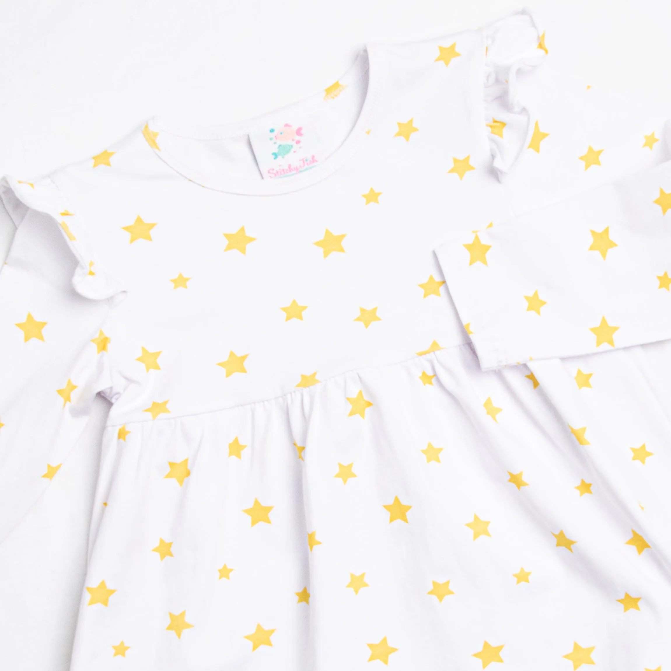 Star Gazing Nights Legging Set, White