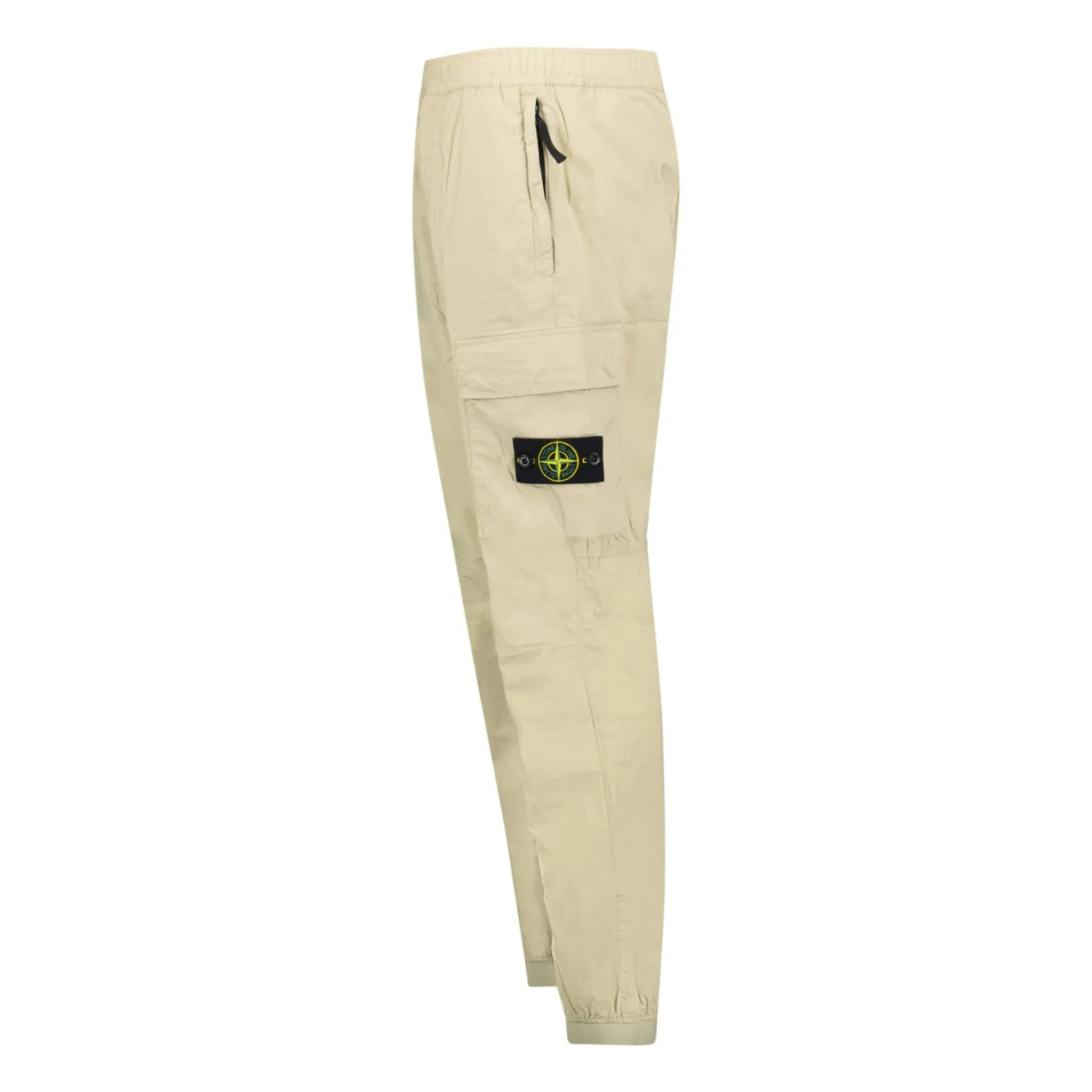STONE ISLAND CUFFED CARGO TROUSERS SAND