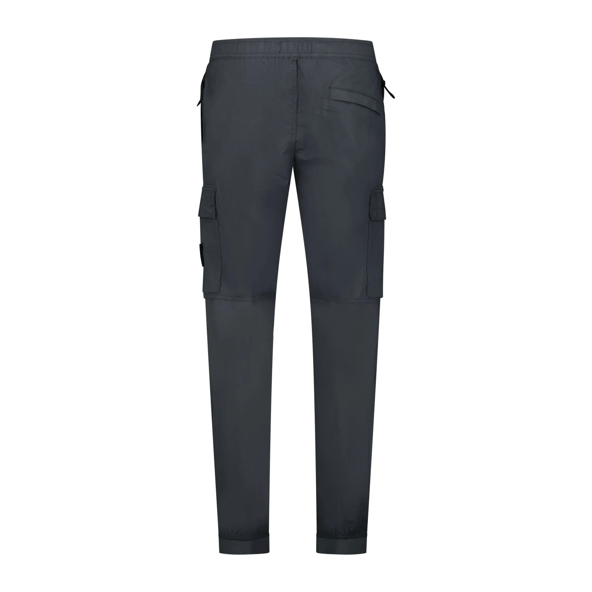 STONE ISLANDCuffed Leg Cargo Trousers Charcoal Grey