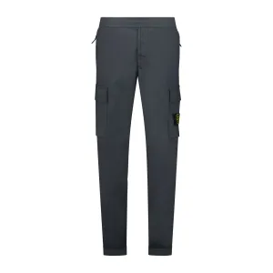 STONE ISLANDCuffed Leg Cargo Trousers Charcoal Grey