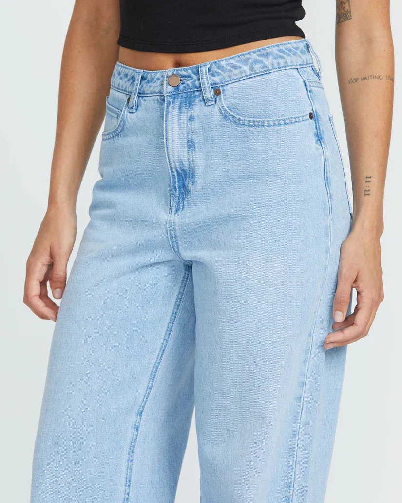 Stoned Bf Hi Rise Jeans - Blue Bird