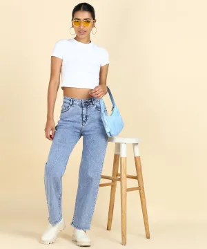 Stretchy Stride Stonewash Boyfriend Jeans