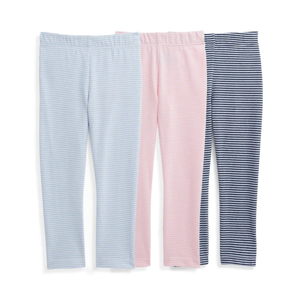 Striped Jersey Legging Set -- Multicolor