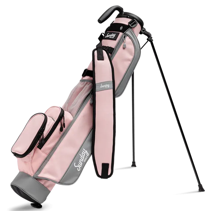 Sunday Golf Loma Womens Golf Stand Bag Flamingo (Bag Height 32")