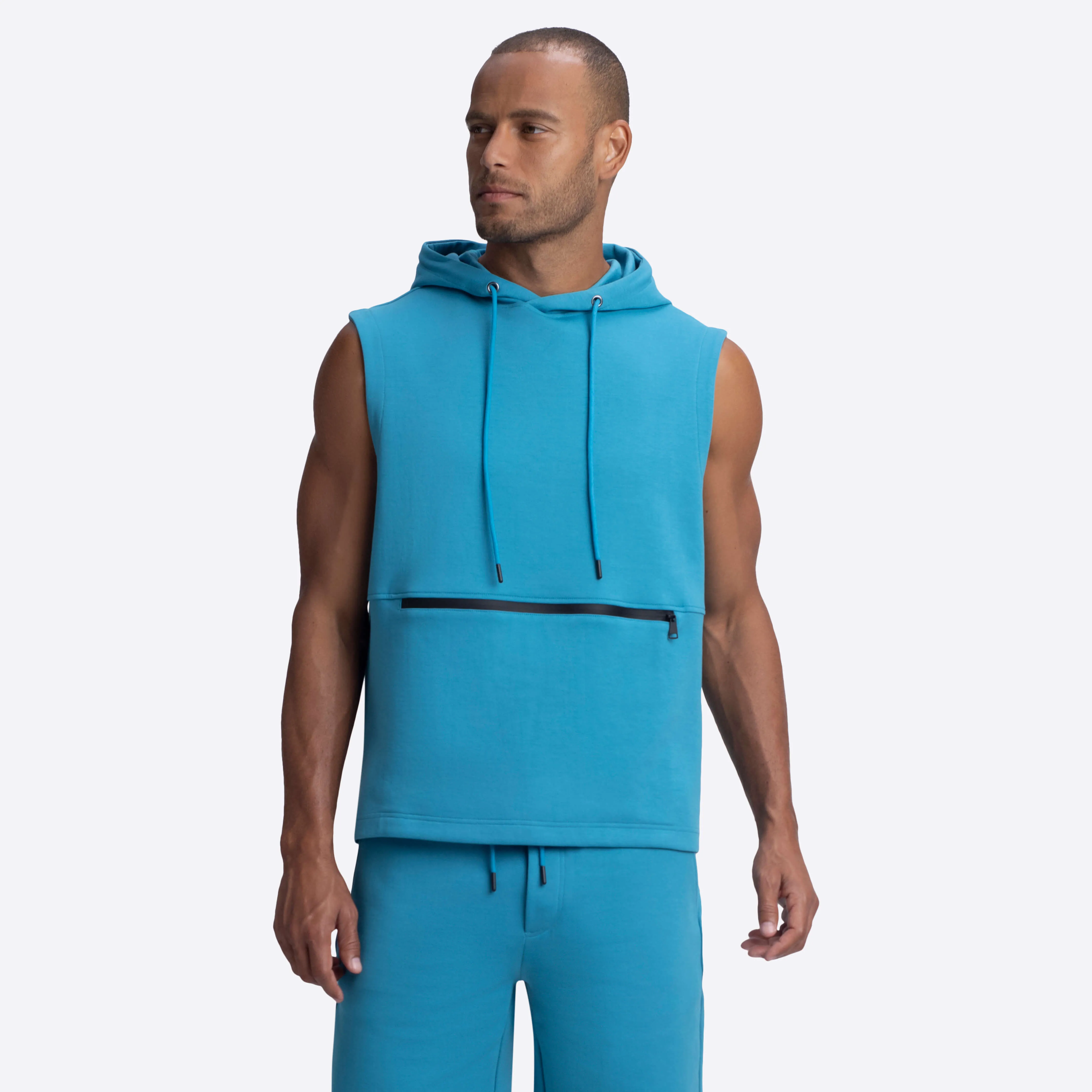Sweatshirt Hooded Vest