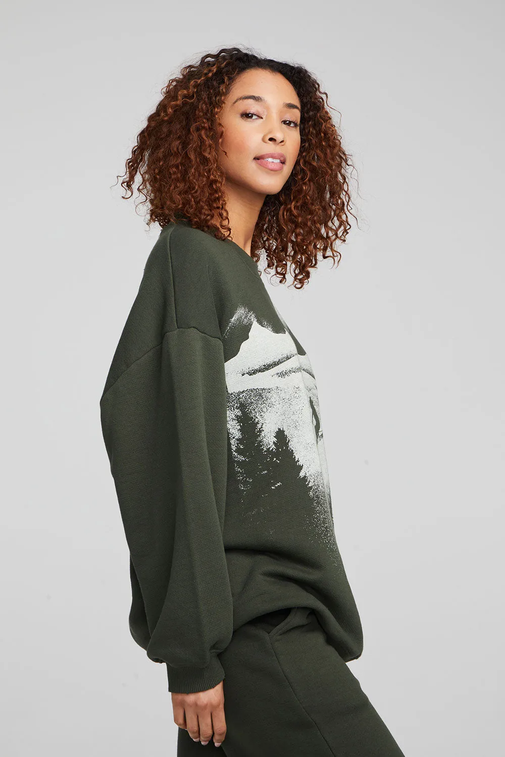 Tahoe Ski Slope Zuma Cotton Pullover