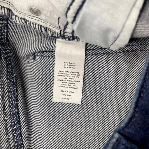 Talbots Embellished Slim Ankle Jeans Women 10 NWT $109‎ Stretch Cotton Pockets