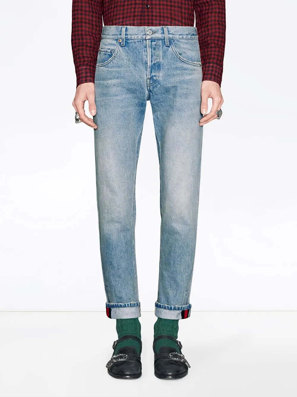Tapered jeans