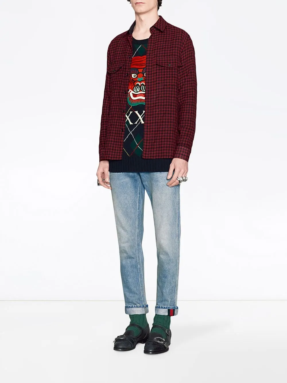 Tapered jeans