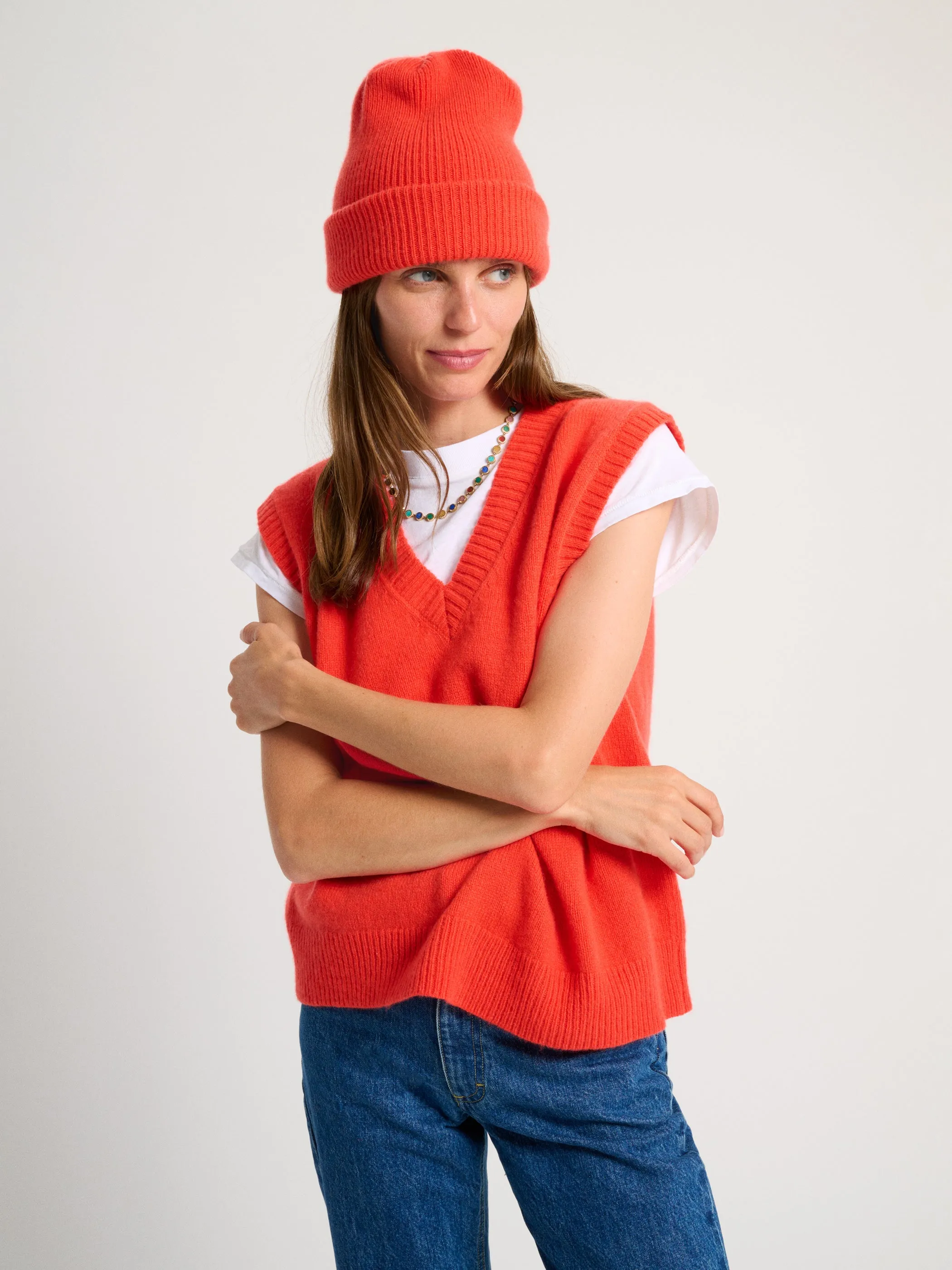 The Bebe Beanie in Cashmere