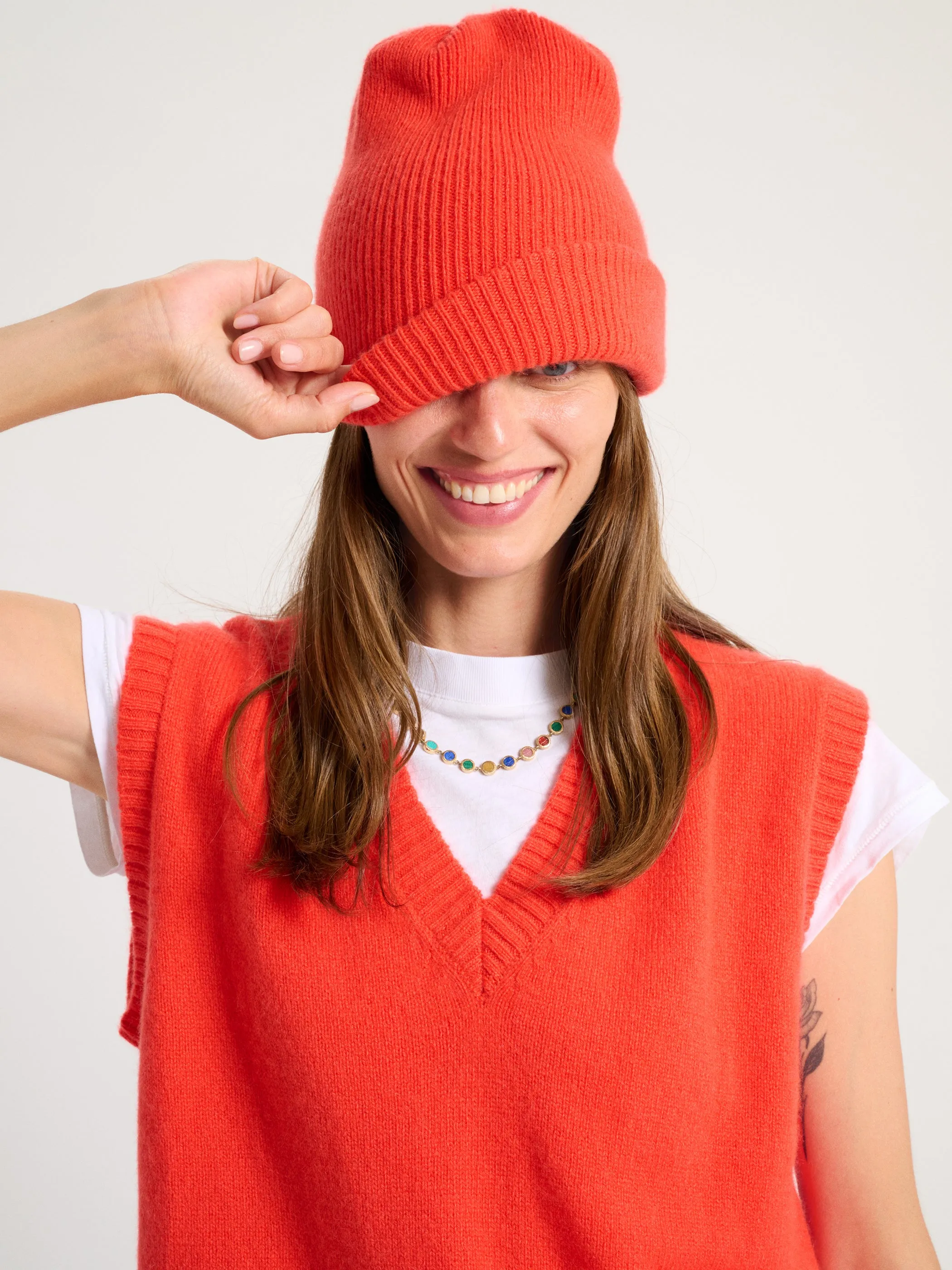 The Bebe Beanie in Cashmere