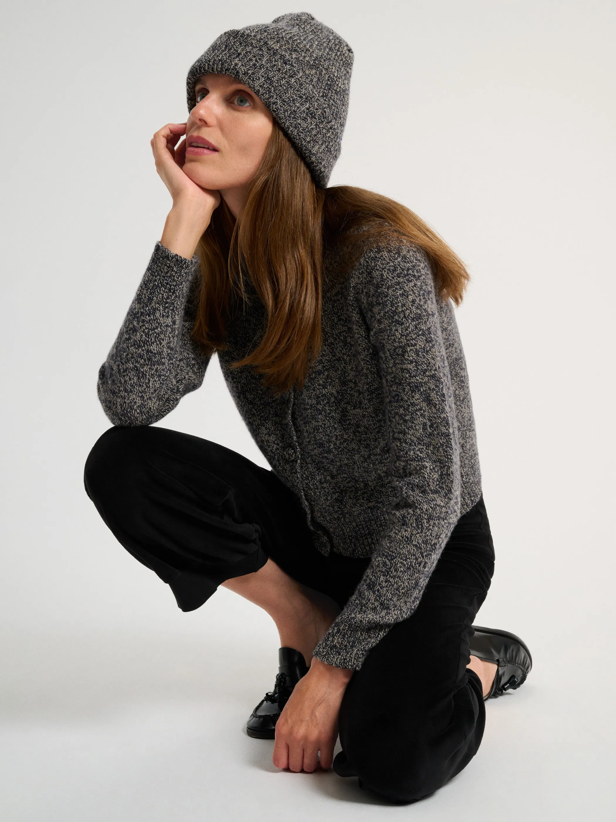 The Bebe Beanie in Cashmere