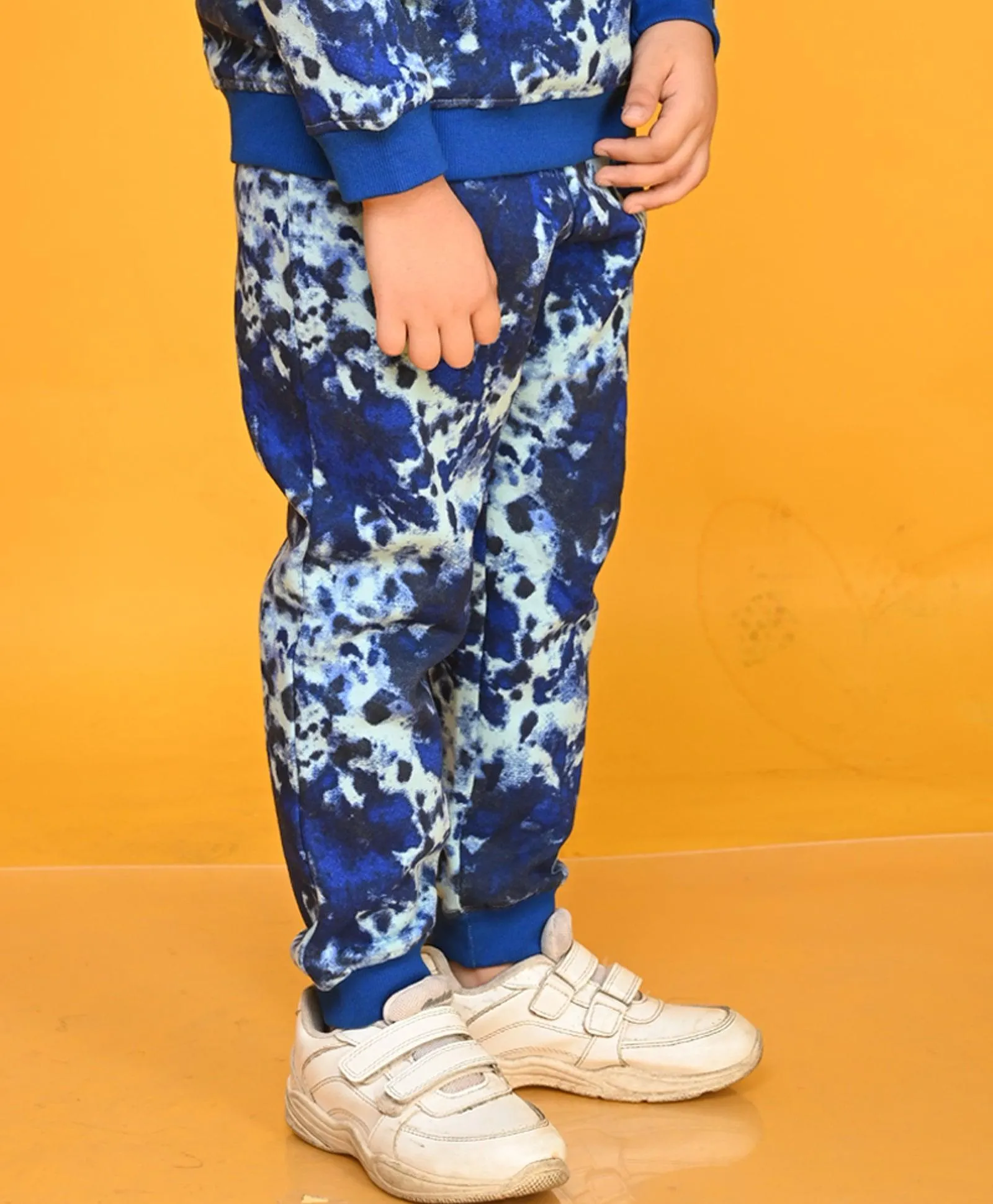 TIE DYE SKY BOYS FLEECE JOGGER - SKY