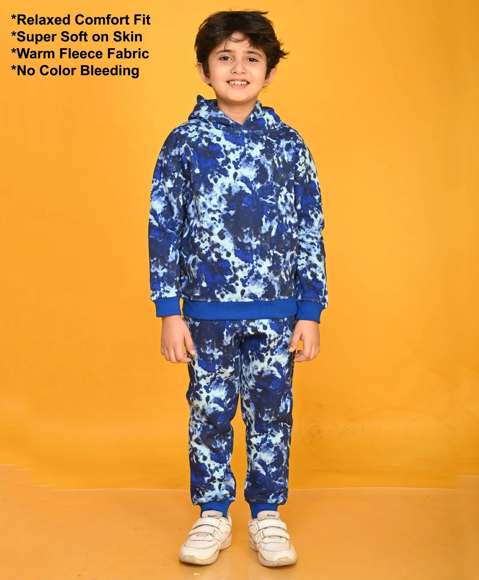 TIE DYE SKY BOYS FLEECE JOGGER - SKY
