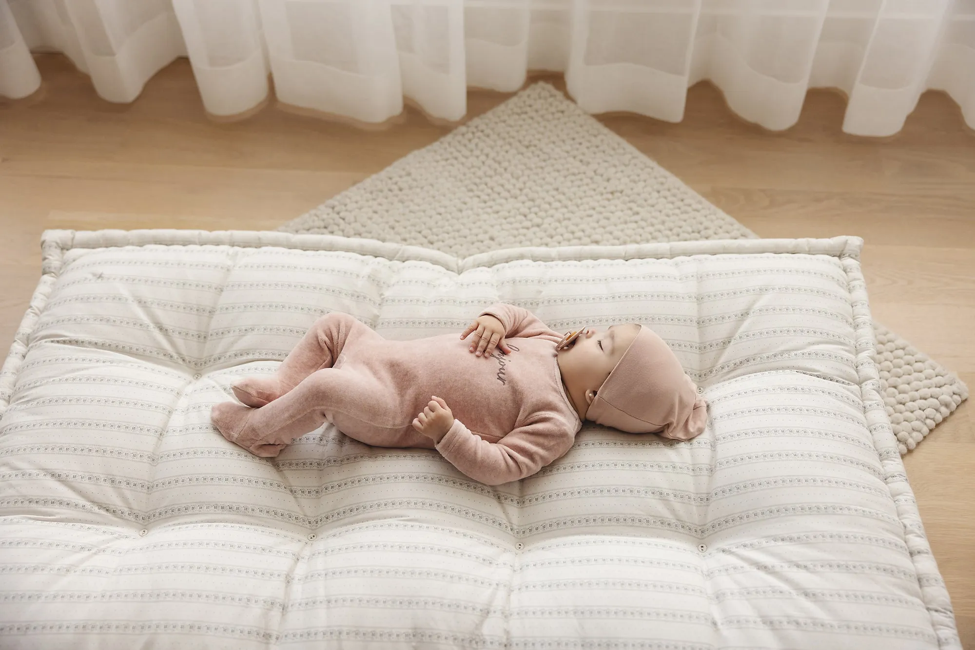 Velour Bonjour Footie Set