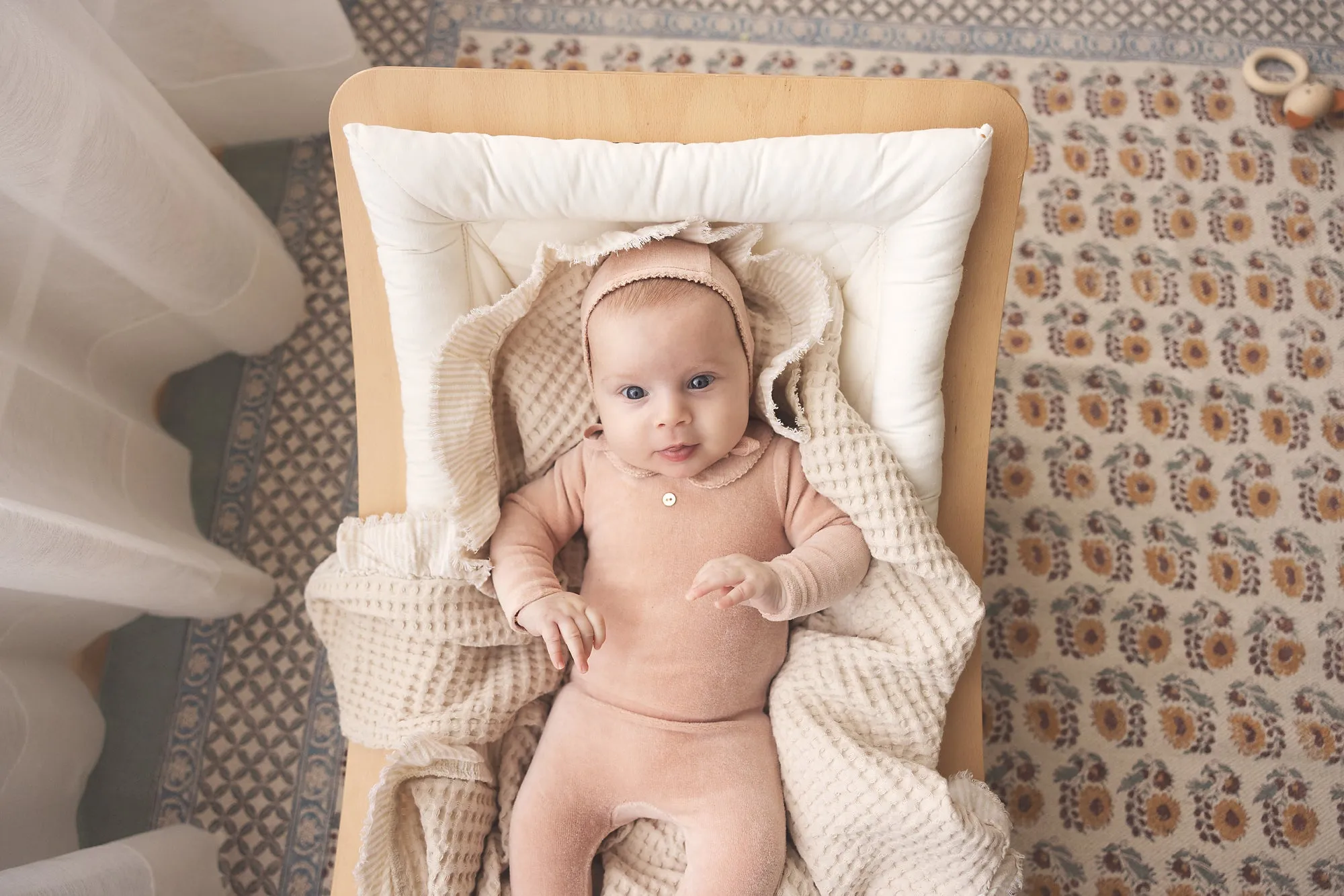 Velour Collar Footie Set