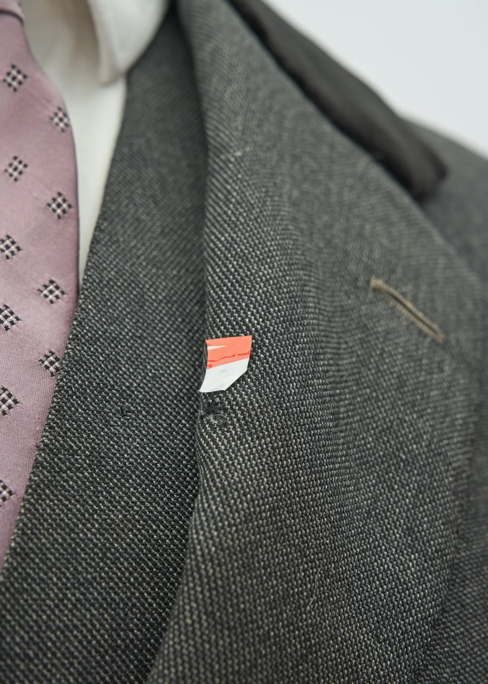 Vintage 1950s Men's Vintage Charcoal 3 Piece Suit 40”L