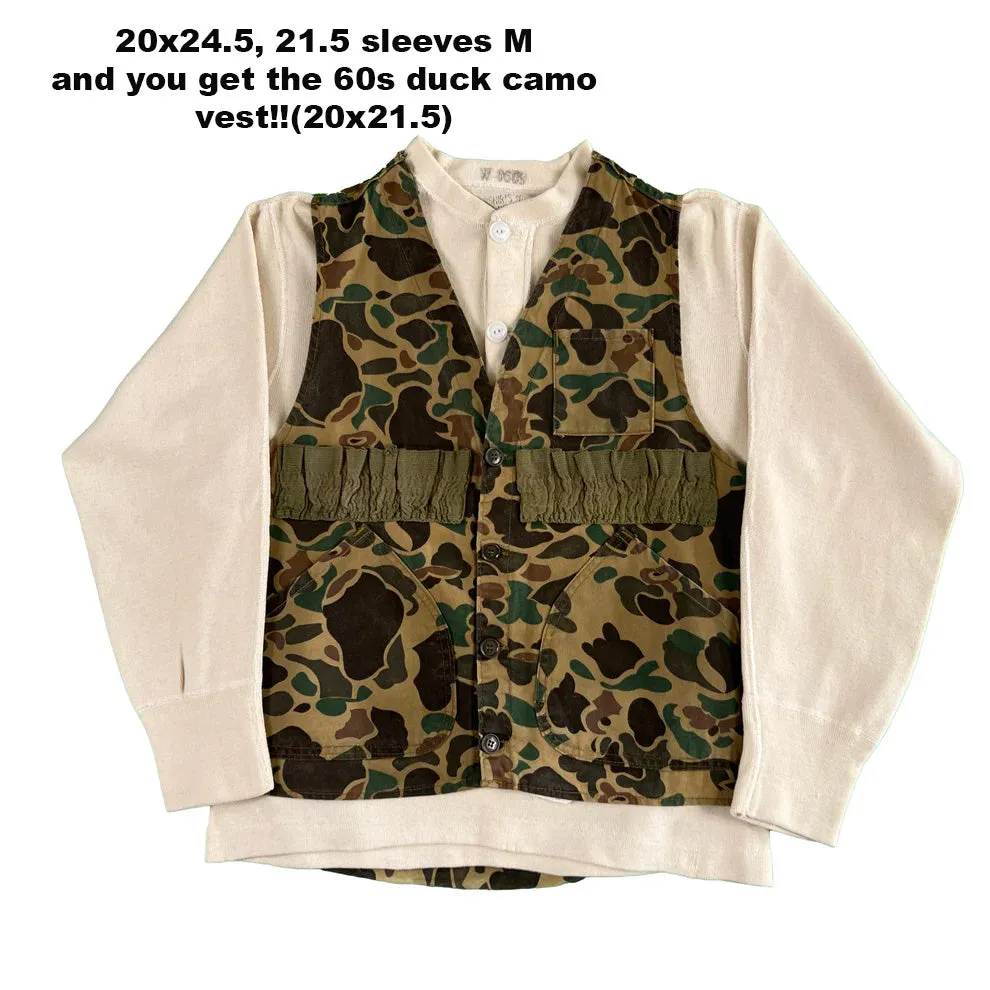 Vintage Military Henley Thermal Shirts- SELECT SHIRT