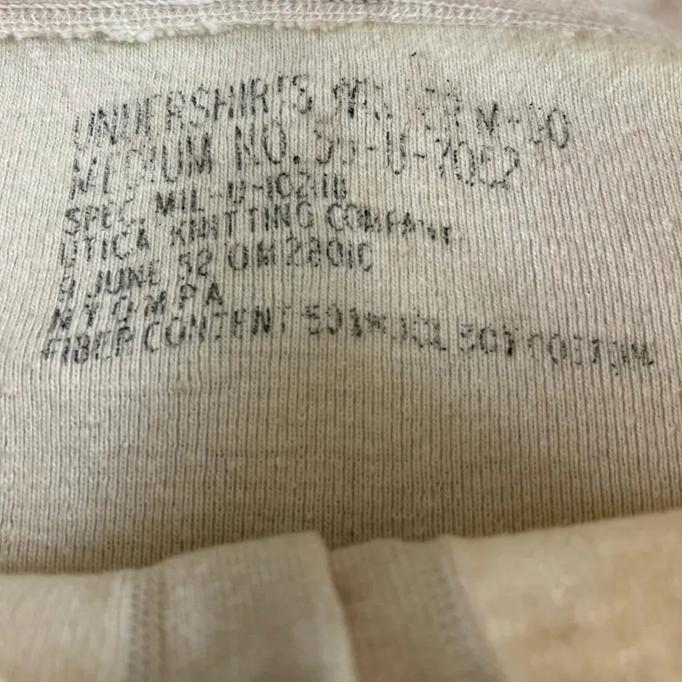 Vintage Military Henley Thermal Shirts- SELECT SHIRT