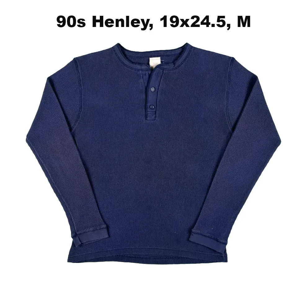 Vintage Old Navy Waffle Knit Thermals- SELECT SHIRT