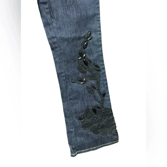 Vintage Y2K Cache Embellished Jeans Size 10 NWT
