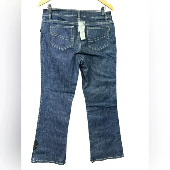 Vintage Y2K Cache Embellished Jeans Size 10 NWT