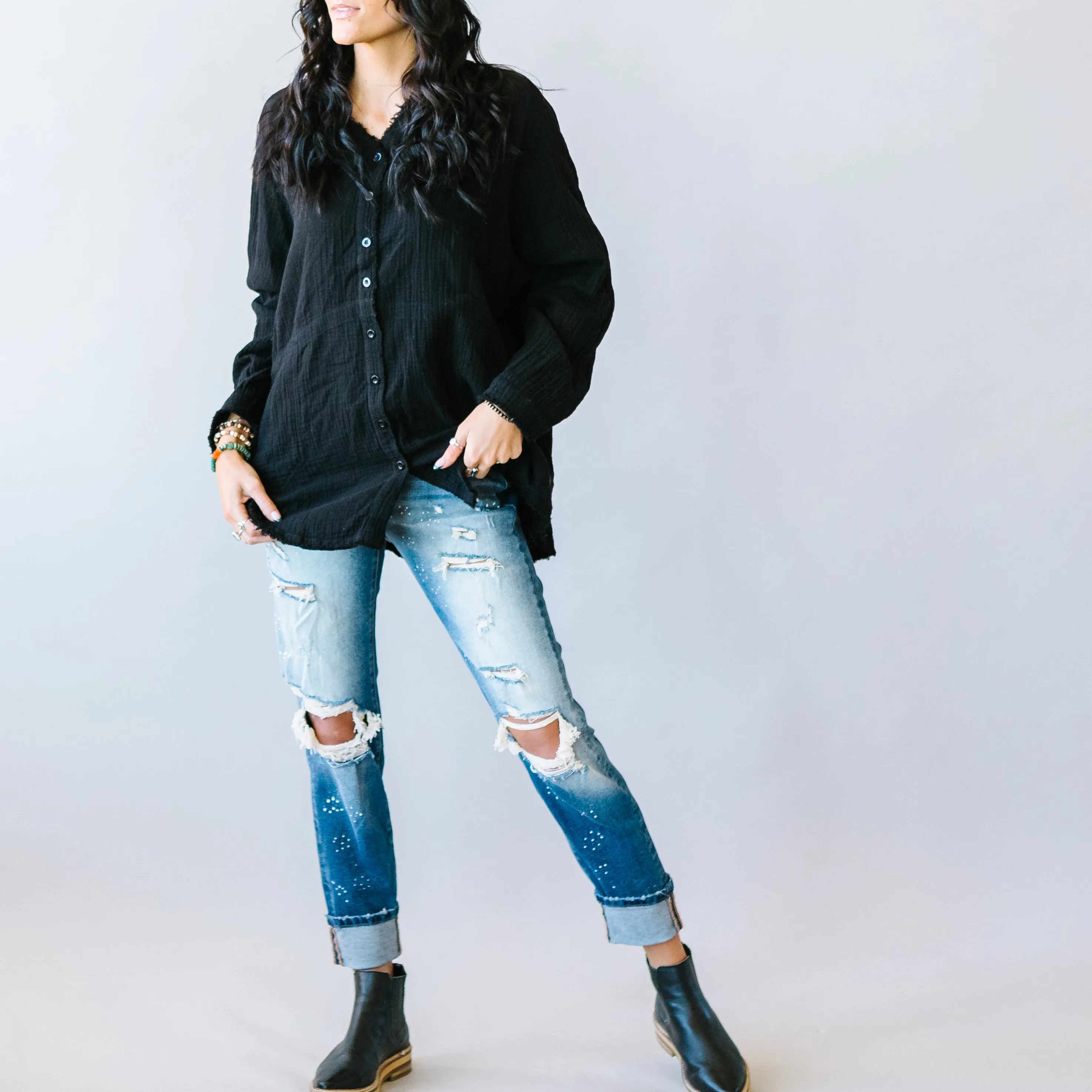 What A Feeling Boyfriend Denim by Kancan