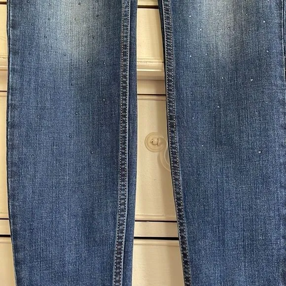 White House Black Market Embellished jeans size 2