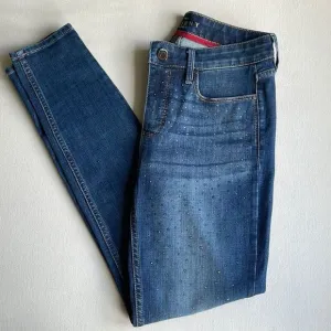 White House Black Market Embellished jeans size 2
