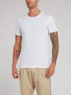 White Studded Tiger T-Shirt
