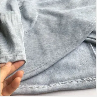 Women's Casual Solid Color Hoodie Sweatshirt