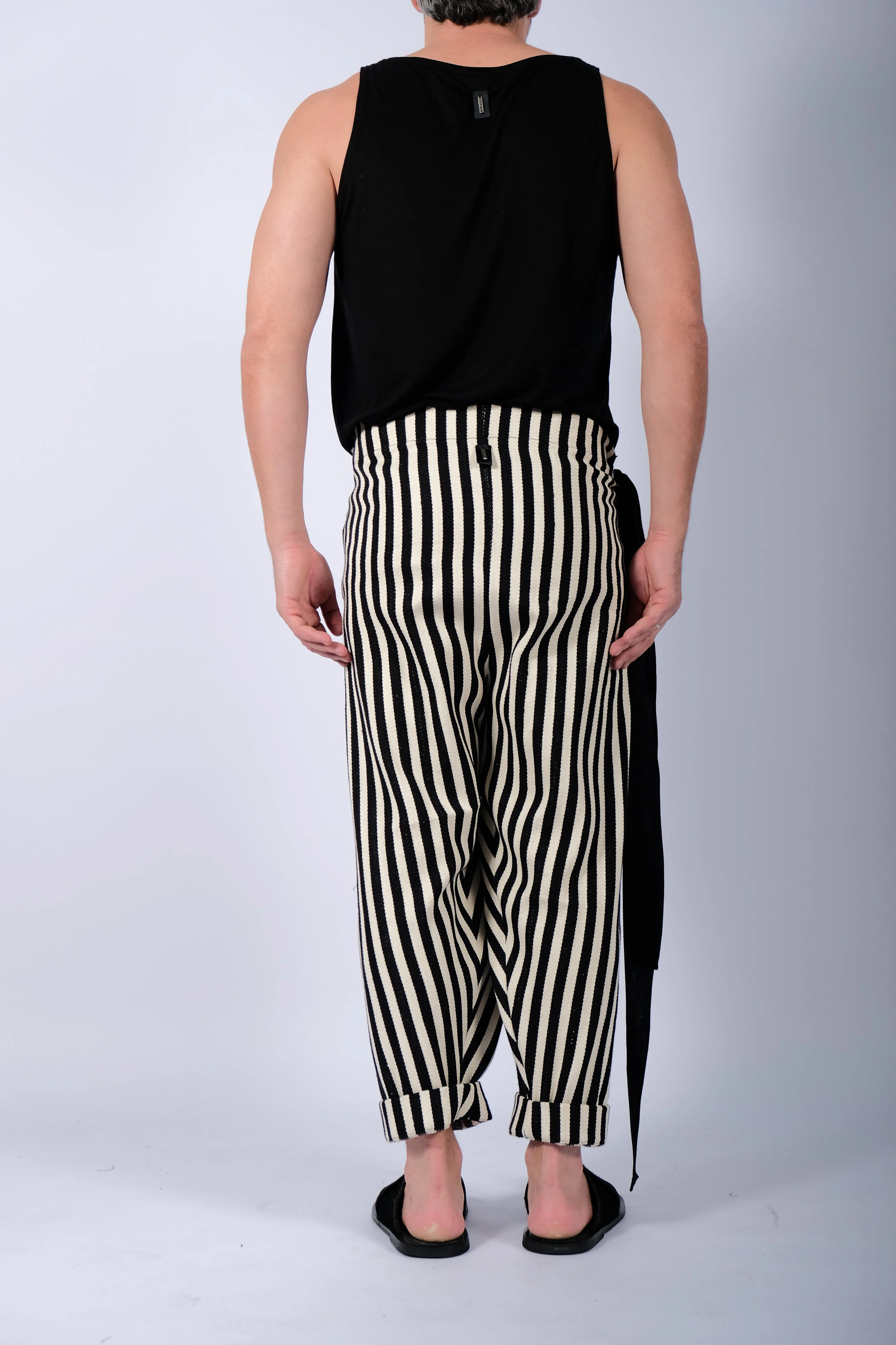 Wrap Stripe Trousers