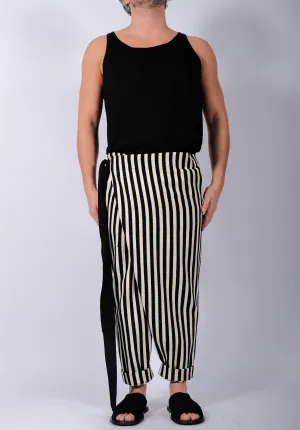 Wrap Stripe Trousers