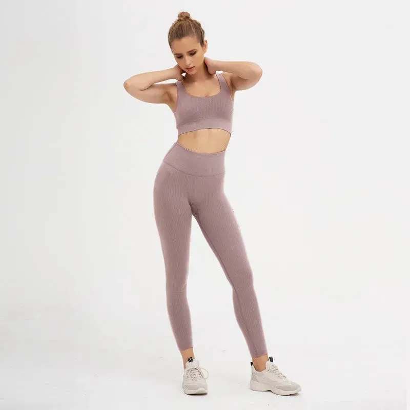 Yoga Seamless Bra and Leggings Sets