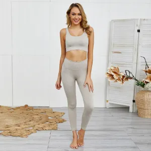 Yoga Seamless Bra and Leggings Sets