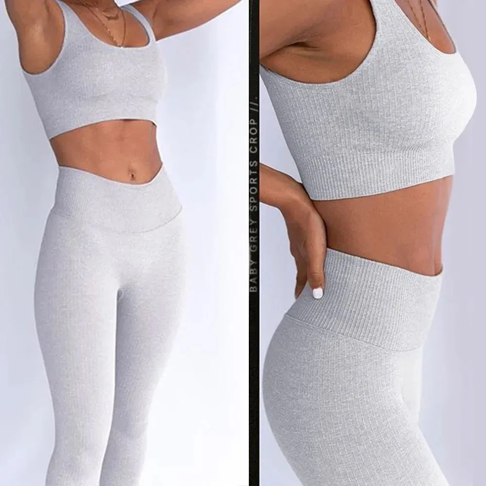 Yoga Seamless Bra and Leggings Sets