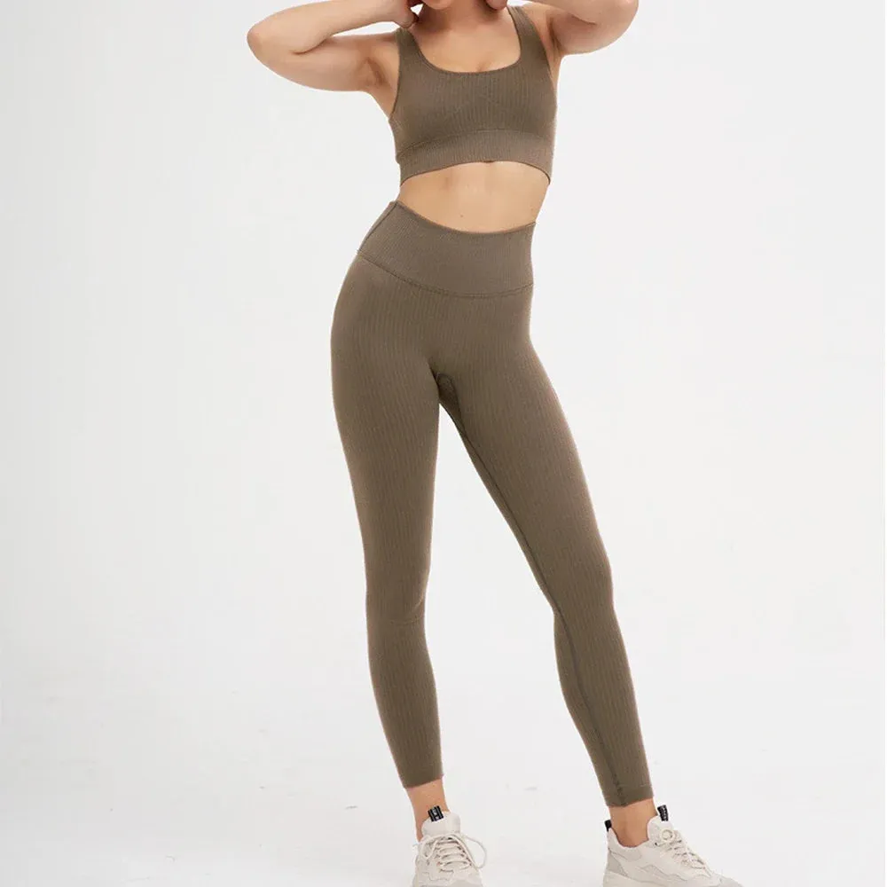 Yoga Seamless Bra and Leggings Sets