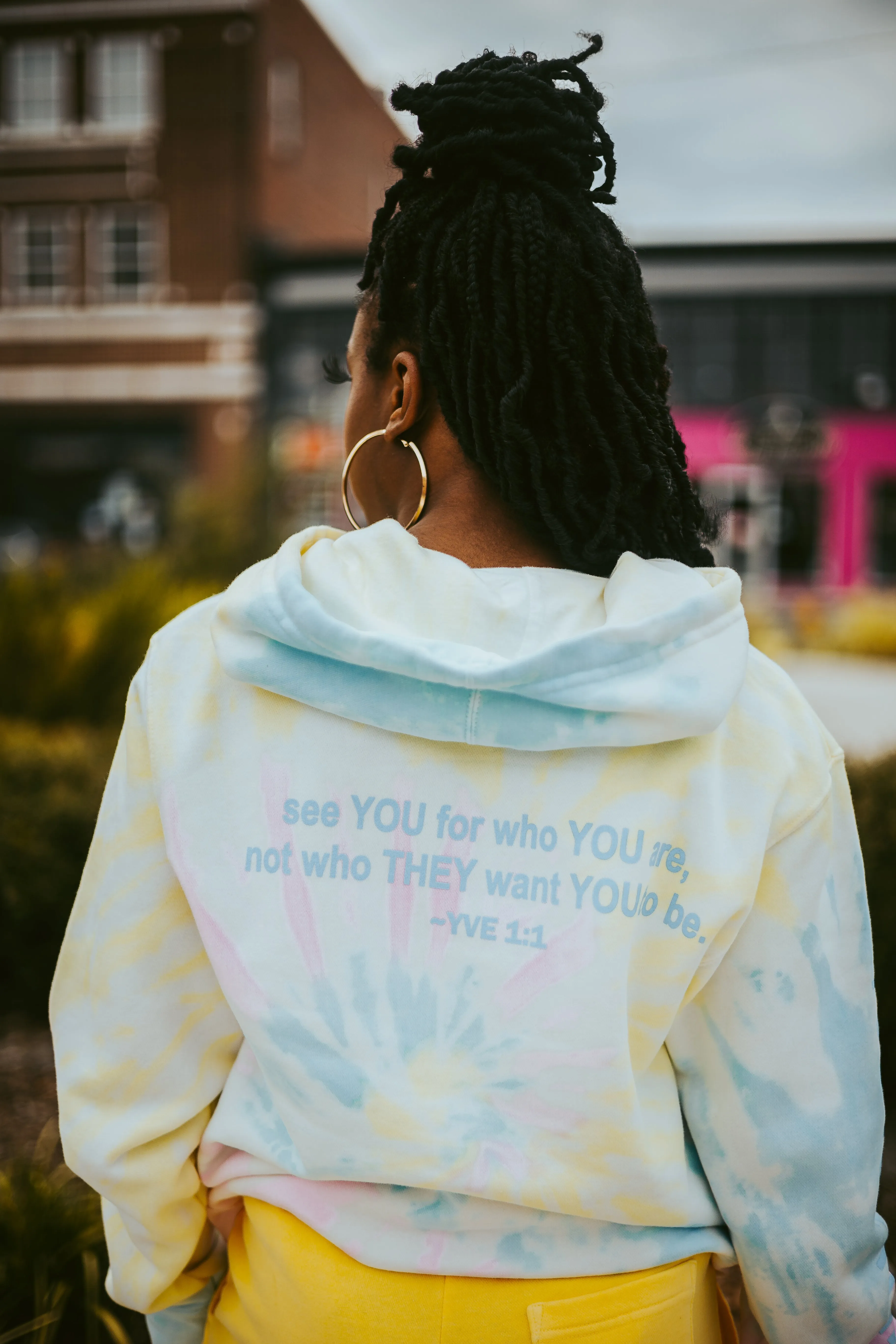 YVE Unisex Hoodie "Sunset Swirl"